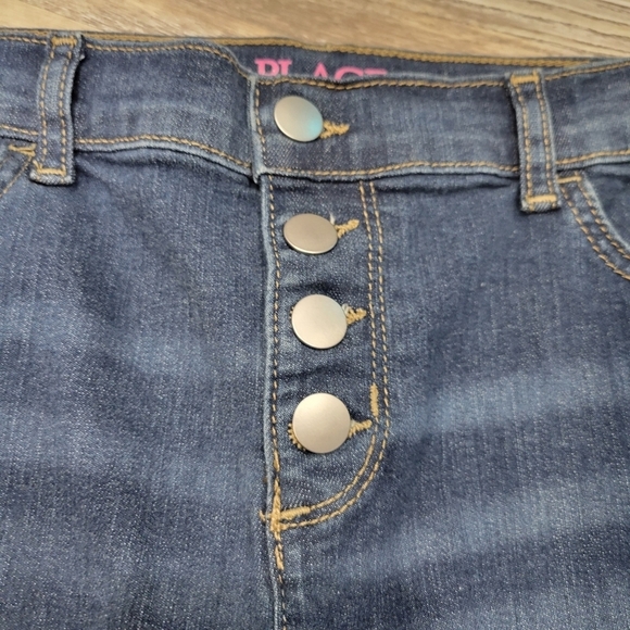 The Children's Place Jeans Straight Button fly  Size 16 blue - Picture 10 of 12